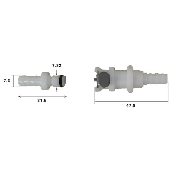 7.3mm water valve,no 7